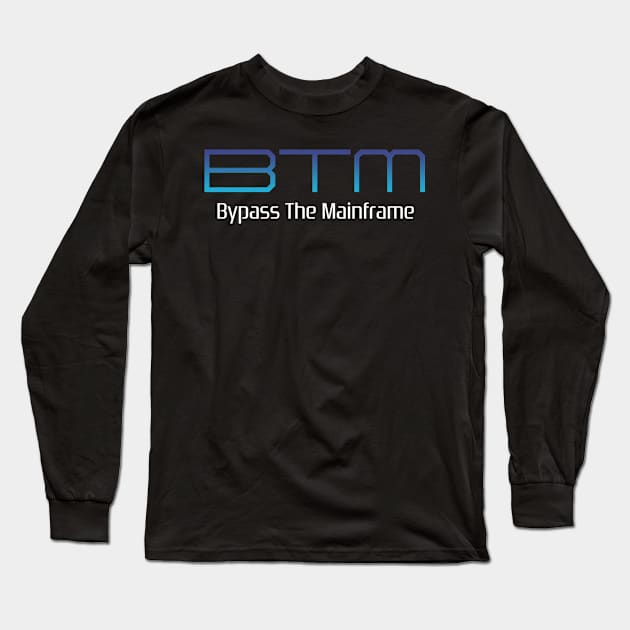 Bypass The Mainframe PS2 Logo Long Sleeve T-Shirt by arthimself@yahoo.com